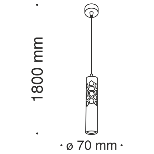 Подвесной светильник Technical P037PL-L11W4K  фото 2