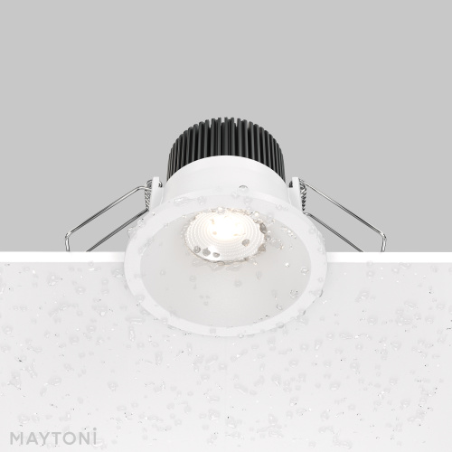 Встраиваемый светодиодный светильник Maytoni Technical Zoom Dim Triac DL034-01-06W4K-D-W  фото 5