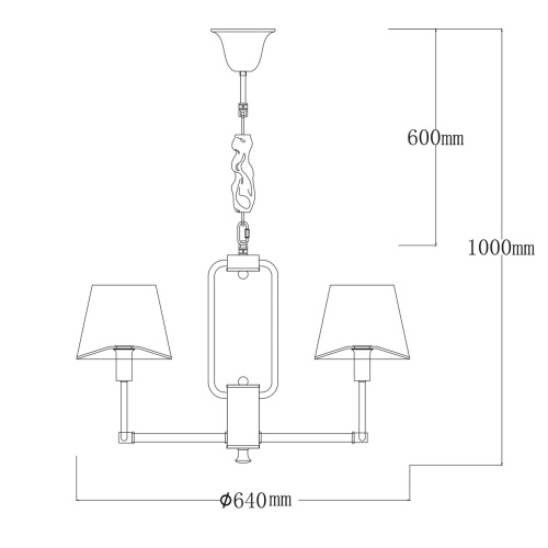 Подвесная люстра MW-Light София 355014806  фото 5