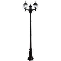 Садово-парковый светильник Arte Lamp Bremen A1017PA-3BK 