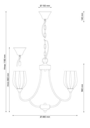 Подвесная люстра Lucia Tucci Madrid 116.5  фото 3