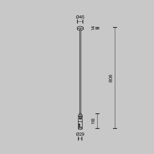 Комплектующие для трековой системы Technical TRA159С-D1-BS  фото 5