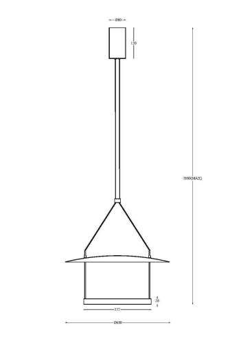 Подвесной светильник Maytoni MOD280PL-L30B3K  фото 2