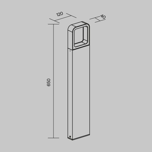 Ландшафтный светильник Outdoor O461FL-L7GF3K1  фото 7