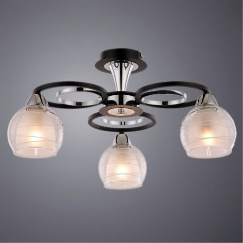 Потолочная люстра Arte Lamp Ginevra A1604PL-3BK  фото 2