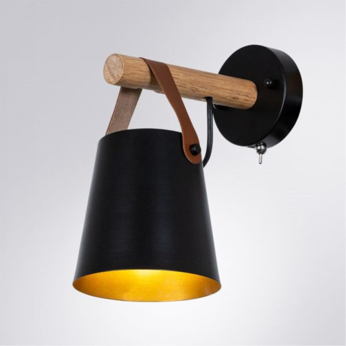 Бра Arte Lamp THOMAS A7032AP-1BK  фото 2